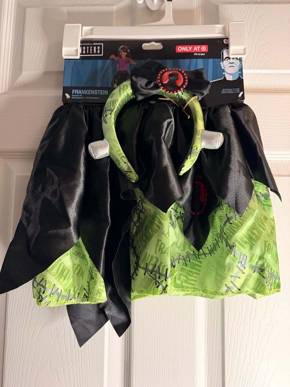 Universal Monsters Frankenstein Costume Accessory Kit Size 4+ Tutu Headband